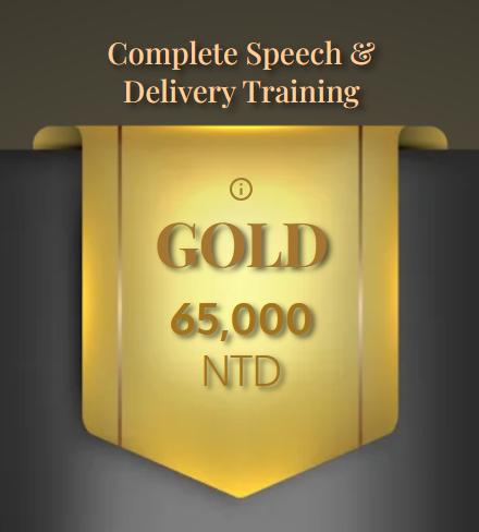 Gold package for speech training